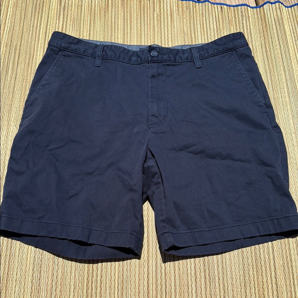 Nautica Navy Flat Front Shorts Classic Style